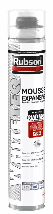 Mousse expansive thermique et phonique RUBSON - Pistolable - 750 ml - 1896446