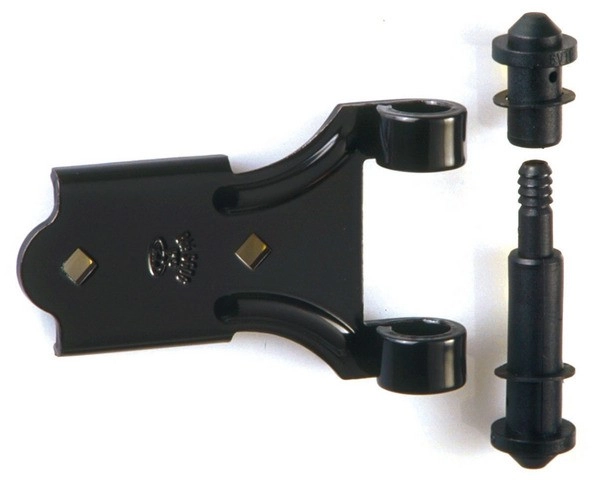 Articulation de penture 40mm cata.noir composé d'une articulation, un axe et un bouchon TORBEL - 9223404