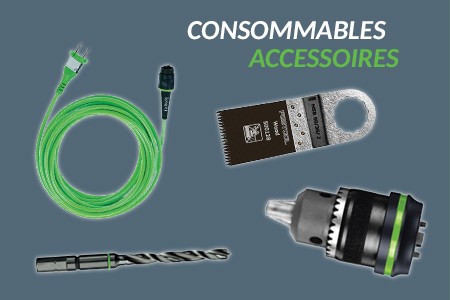 Accessoires et consommables pour outillage electroportatif